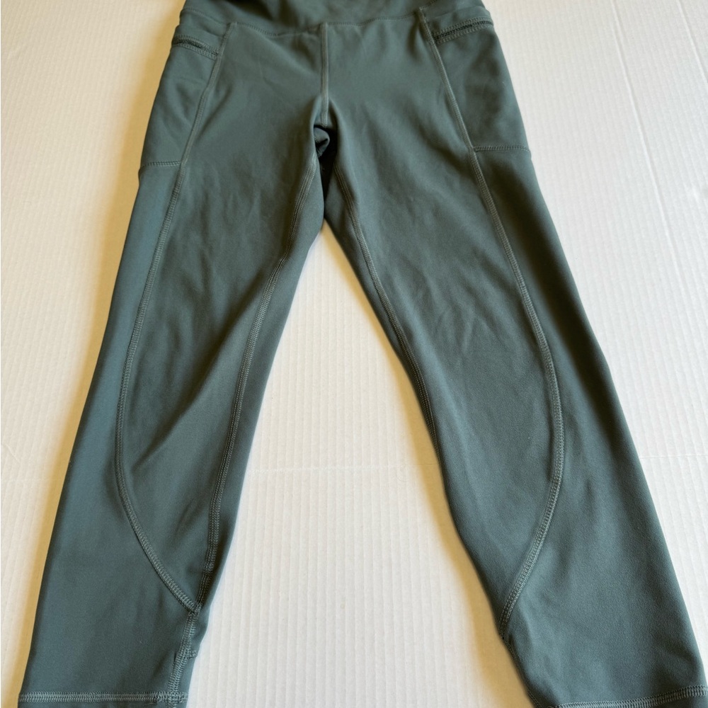 Womens Green Leggings